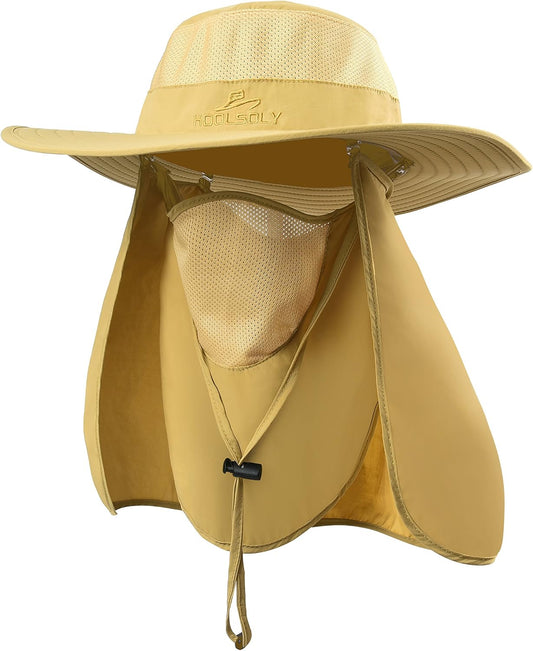 Sombrero de pesca, gorra para el sol con protección solar UPF 50+ y...