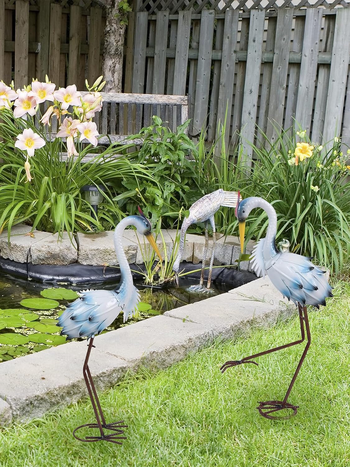 YEAHOME Estatuas de Decoración de Jardín para Exteriores, 22"\/...