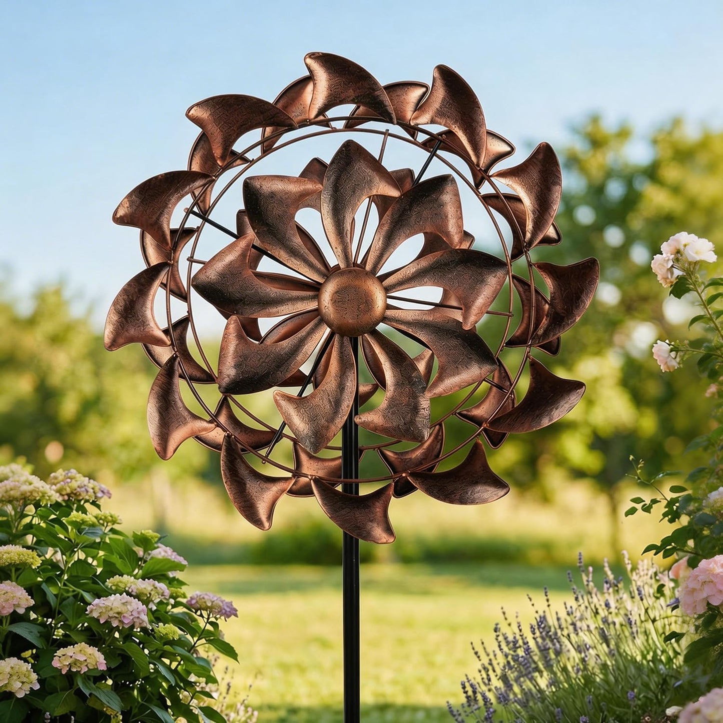 Molinillos de viento para decoración de jardín al aire libre, 13 x...