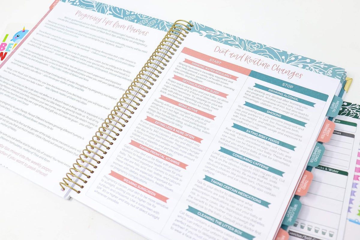 bloom daily planners Nuevo Planificador de Calendario de Embarazo y...