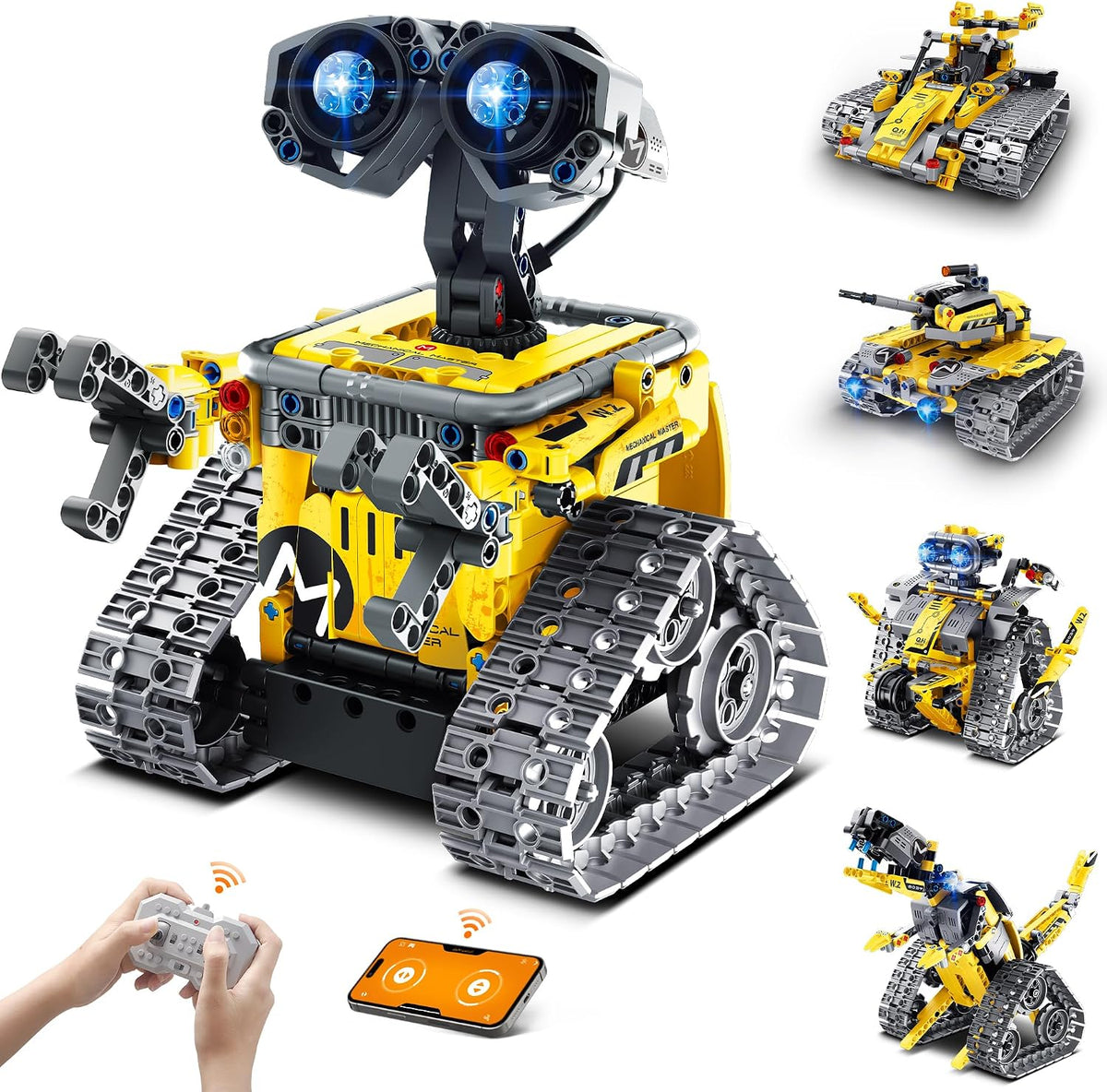 Mibido Kit de construcción de robot STEM de regalo para niños de 8...