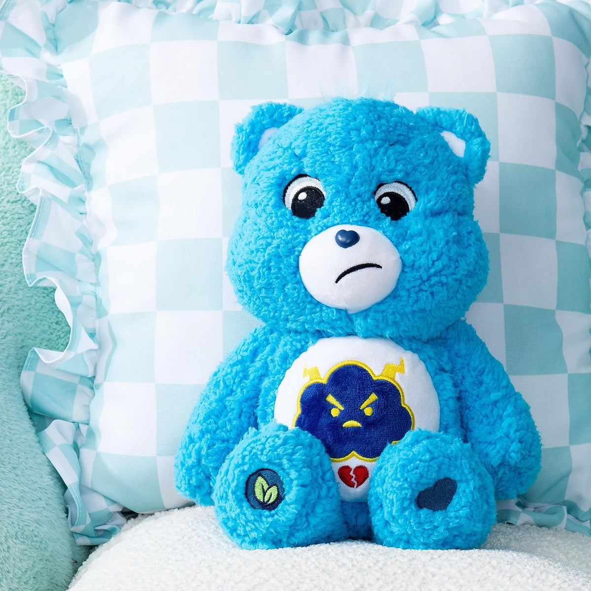 Care Bears 14" - Peluche de tamaño mediano - Oso Gruñón Acogedor