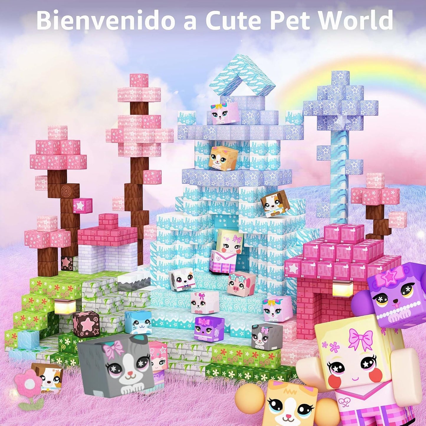 GobiDex Bloques magnéticos de 100 piezas para niños, juego de bloqu...