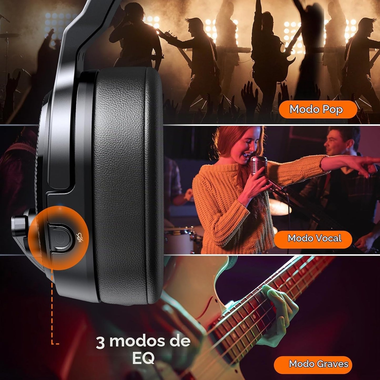 TECKNET Auriculares Bluetooth para Camioneros, Auriculares Inalámbr...
