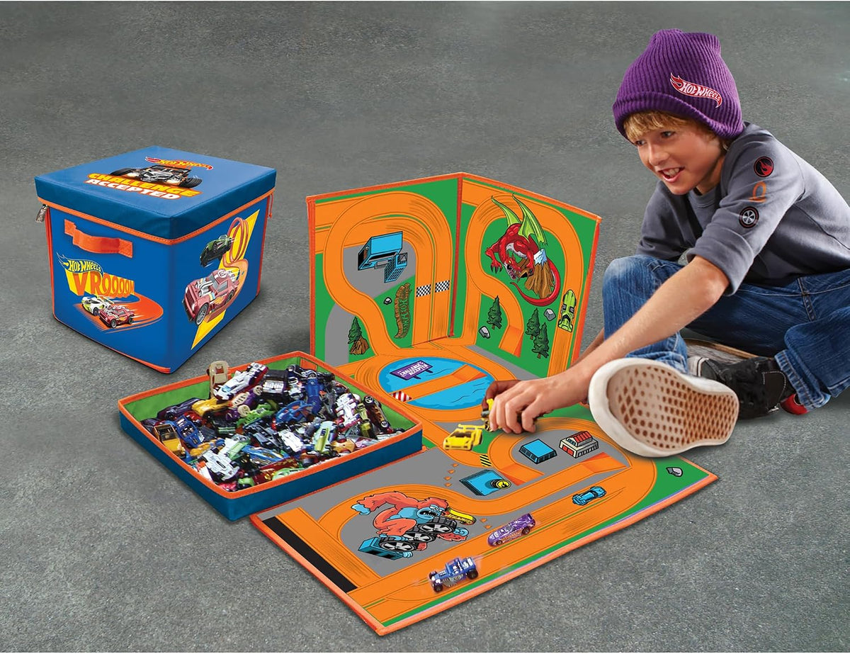 Cubeta de almacenamiento de coches Hot Wheels 300