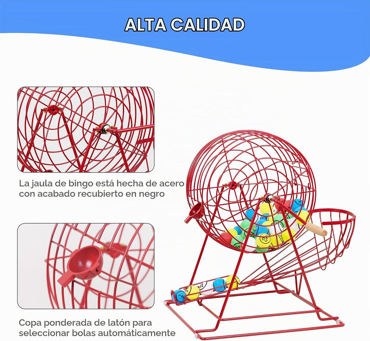 GSE - Juego de bingo profesional para adultos y grupos grandes, (ja...