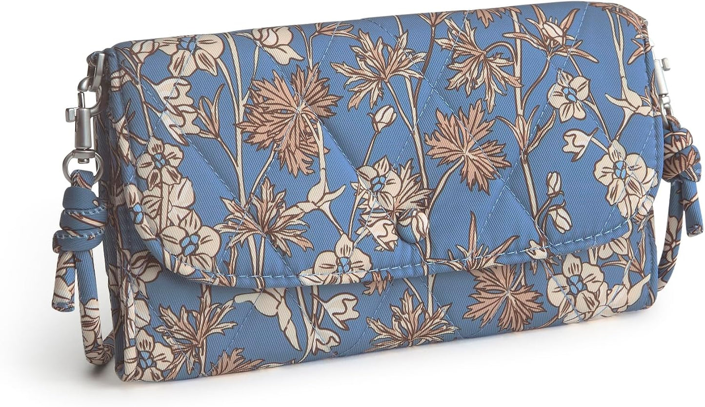 Vera Bradley Bolso bandolera Performance Twill Wildwood para mujer