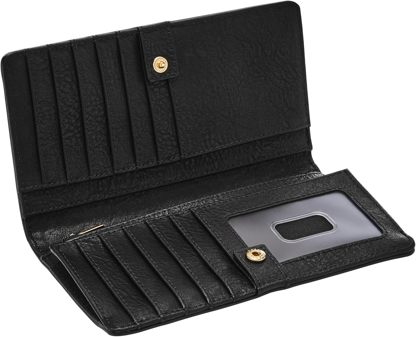 Fossil Cartera delgada de cuero Liza para mujer