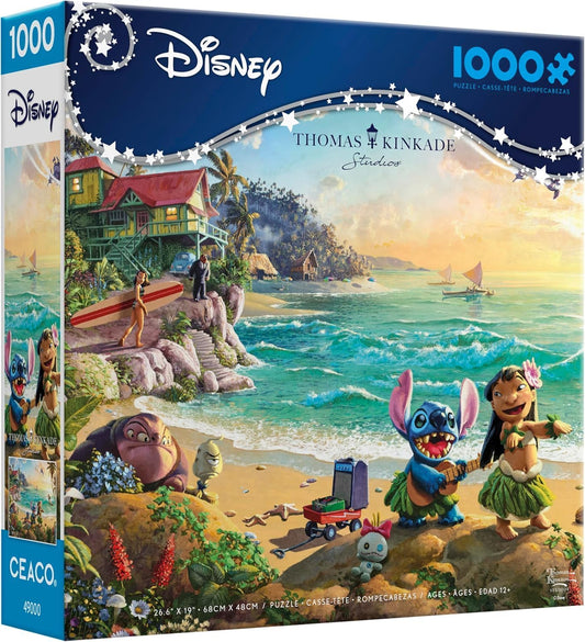 Ceaco Lilo and Stitch - Rompecabezas de 1000 piezas | Thomas Kinkad...