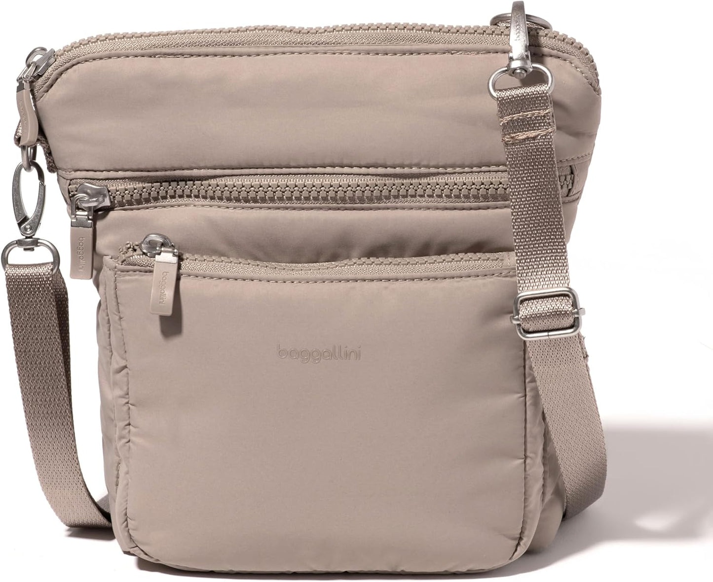 Bolso transversal de bolsillo moderno Baggallini para mujer, de 21....