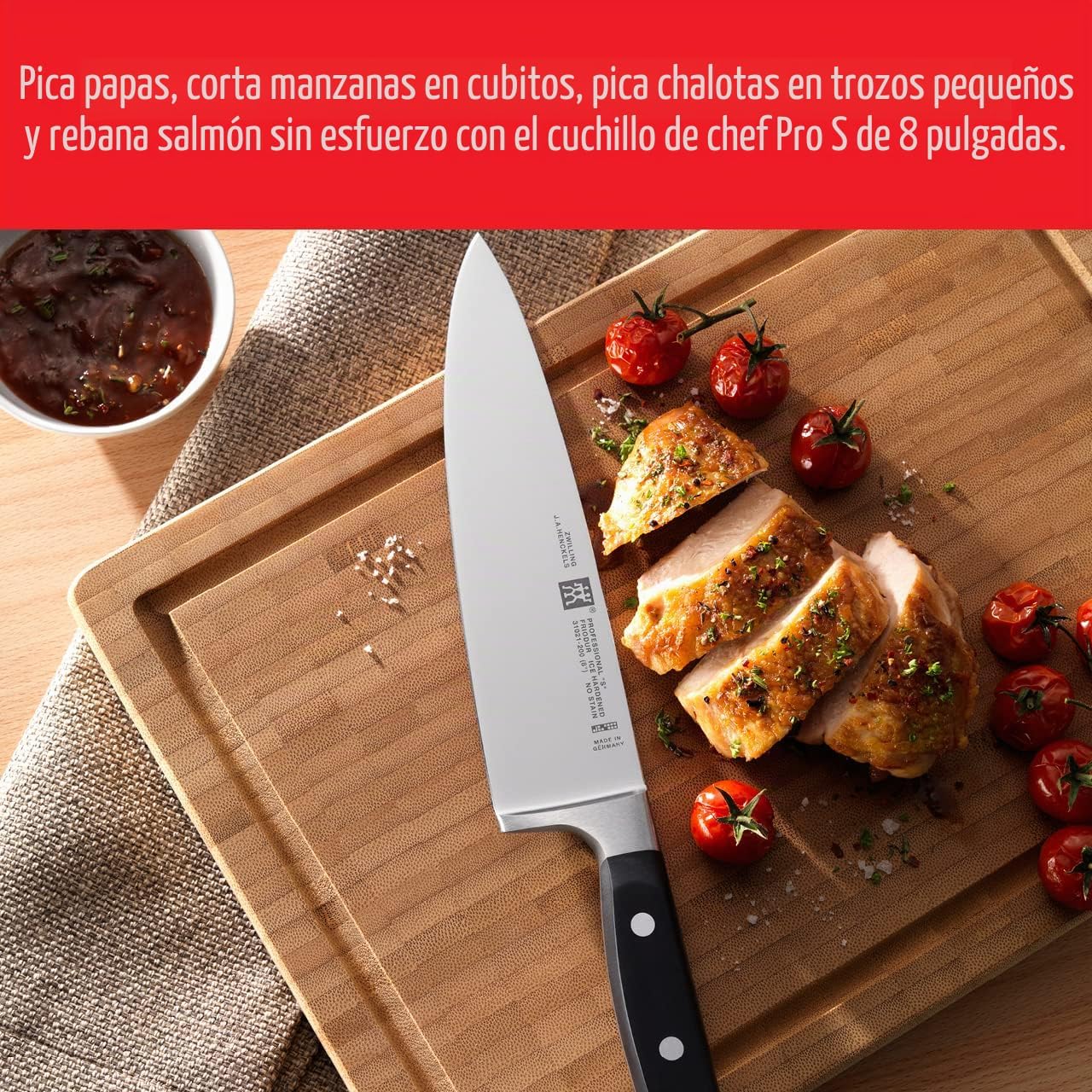 ZWILLING CUCHILLO DE CHEF PROFESIONAL S 8 PULGADAS