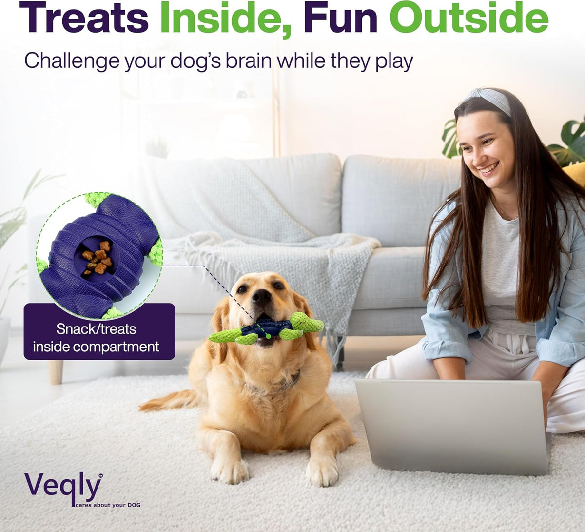 Juguetes masticables para perros para razas pequeñas y medianas, ju...