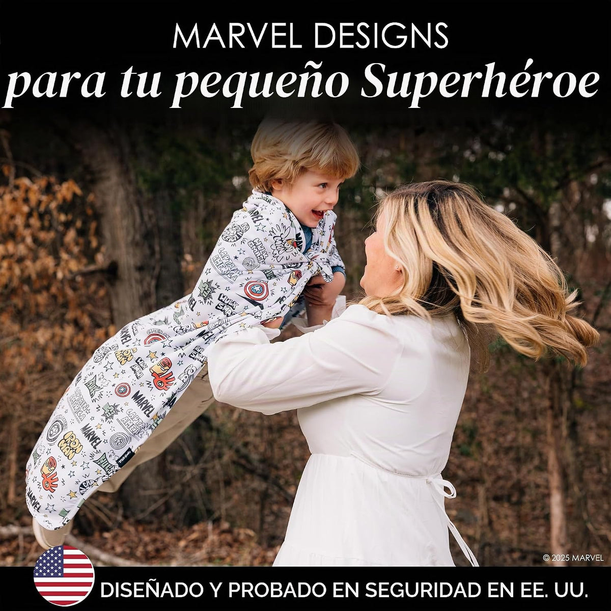 Milk Snob - Manta de recepción de Disney (Marvel Mighty Heroes) | R...