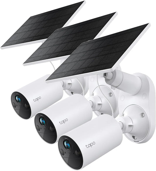 Tapo SolarCam - Cámara de seguridad inalámbrica de 1080p para exter...
