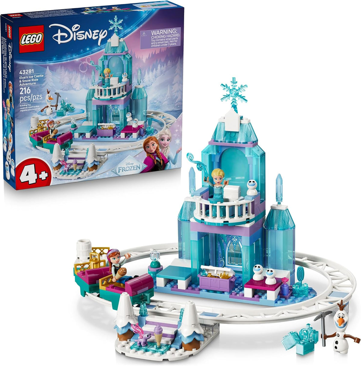LEGO Disney Frozen Elsa y Aventura en la Nieve 43281 | Juguetes de...