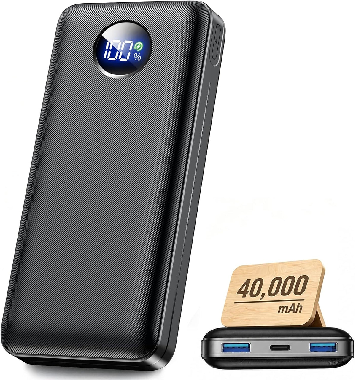 Cargador portátil de 40000 mAh, cargador de batería de carga rápida...