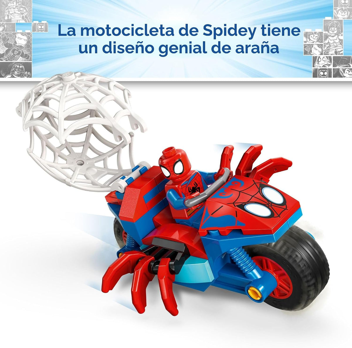 LEGO Marvel Spidey en su motocicleta contra Rhino 11206 | Juguetes...