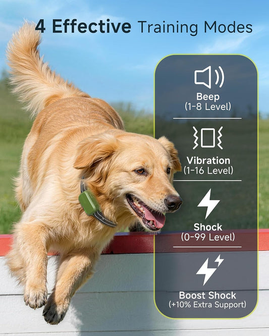 Collar de choque para perros - Collar de entrenamiento para perros...