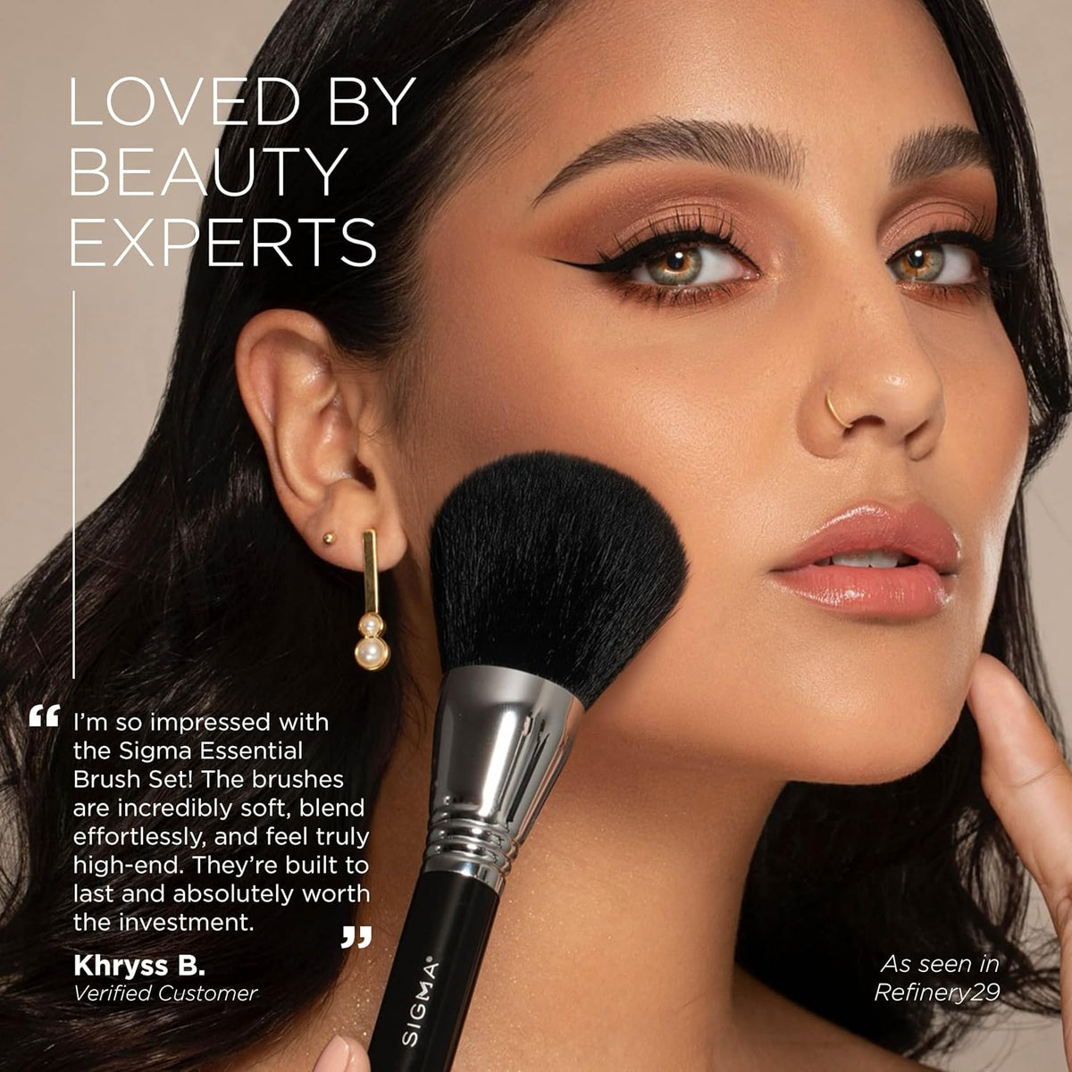 Sigma Beauty Juego de brochas esenciales de maquillaje \u2013 Juego...
