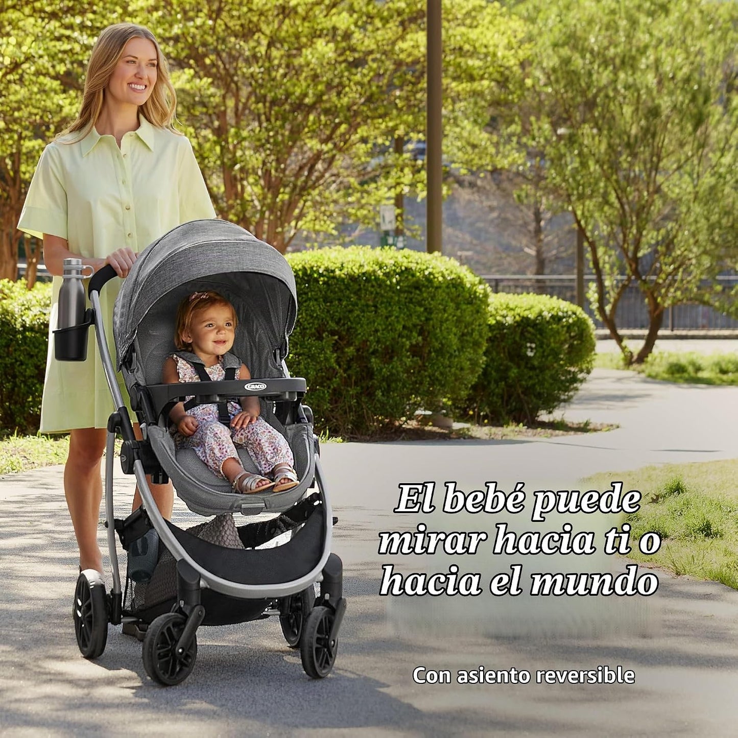 Graco Modes Pramette Cochecito de bebé convertible en moisés autént...