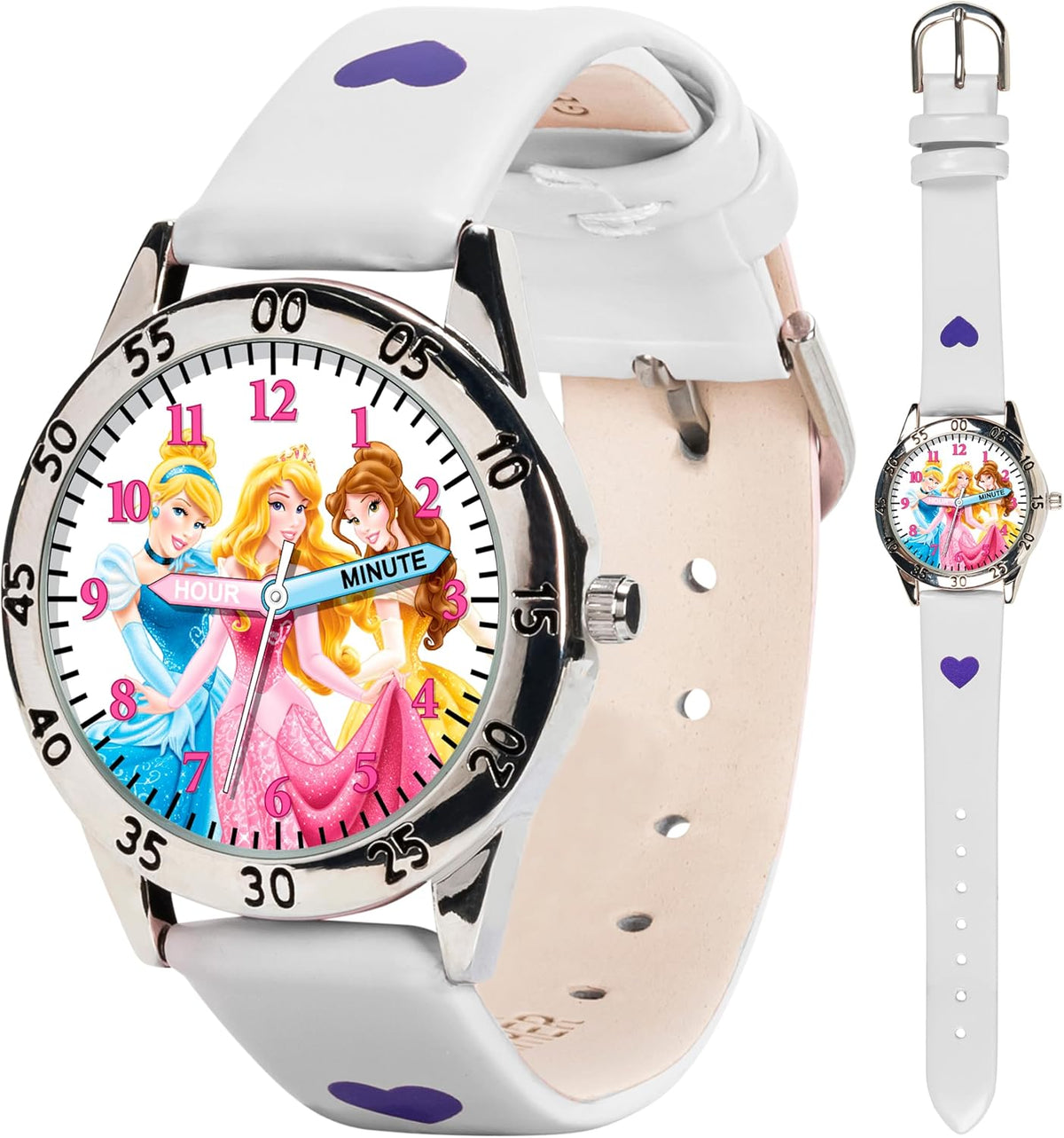 Disney Princess Time Teacher - Reloj para niños, fácil aprendizaje...