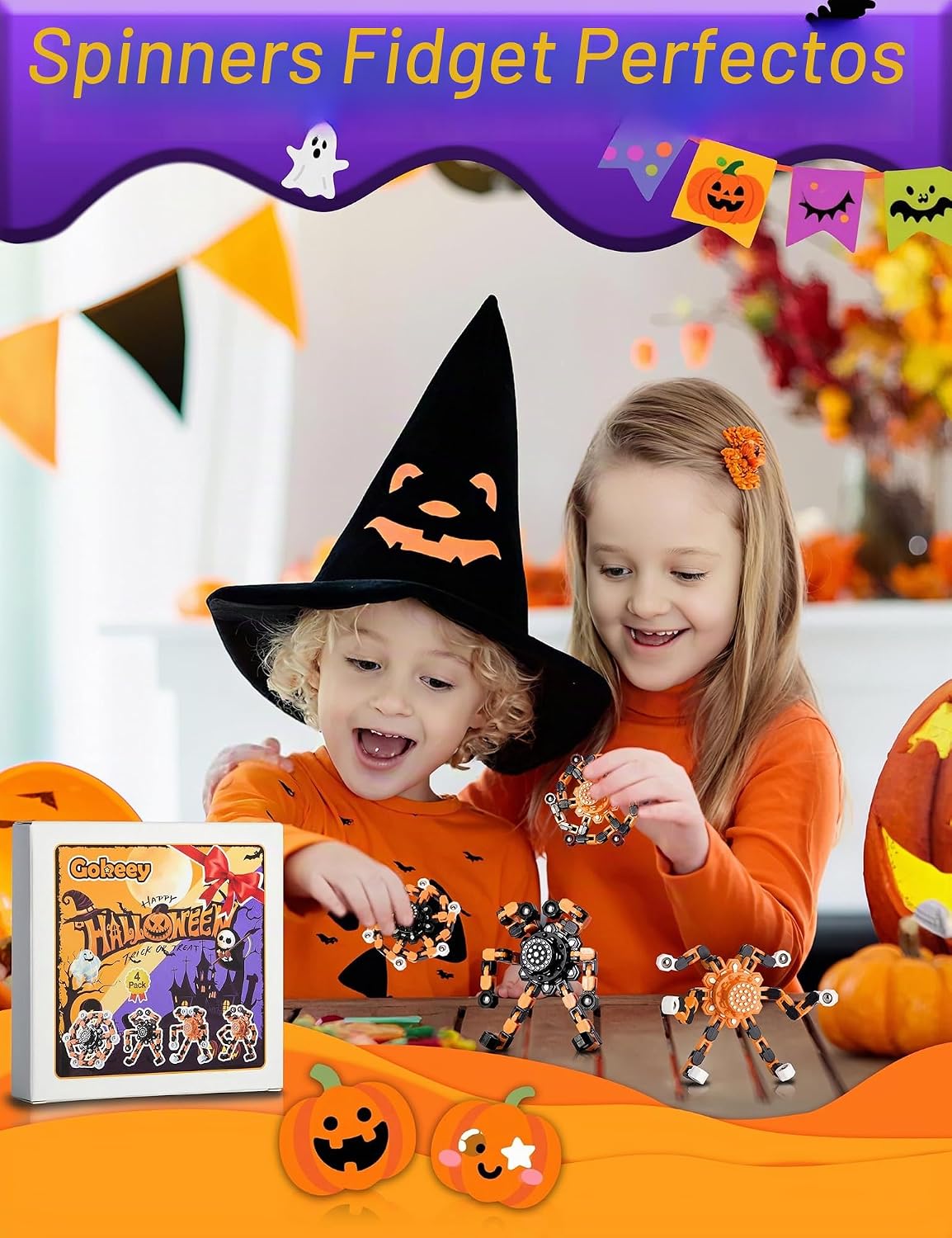 Juguetes de Halloween para niños, juguetes transformables para adul...