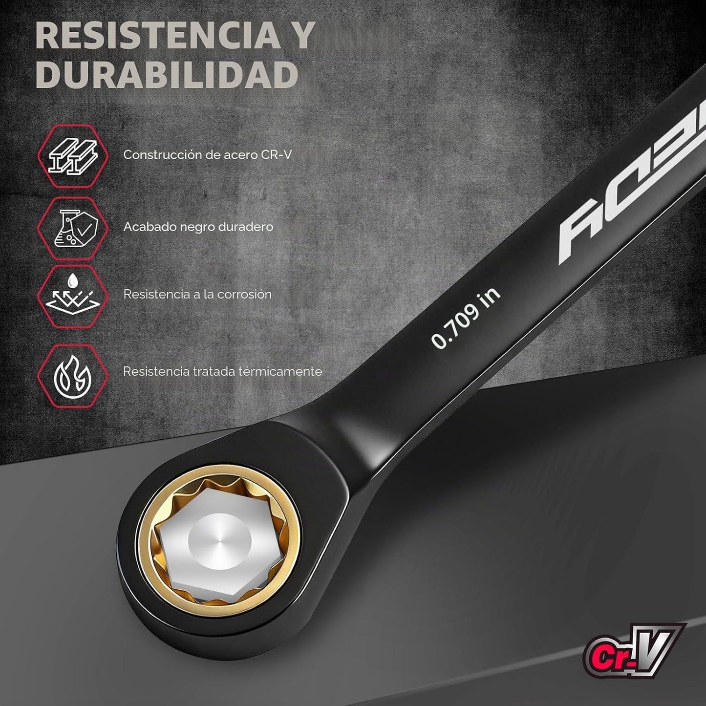 Juego Premium de Llaves de Trinquete de 24 Piezas, SAE (1\/4-7\/8&#...