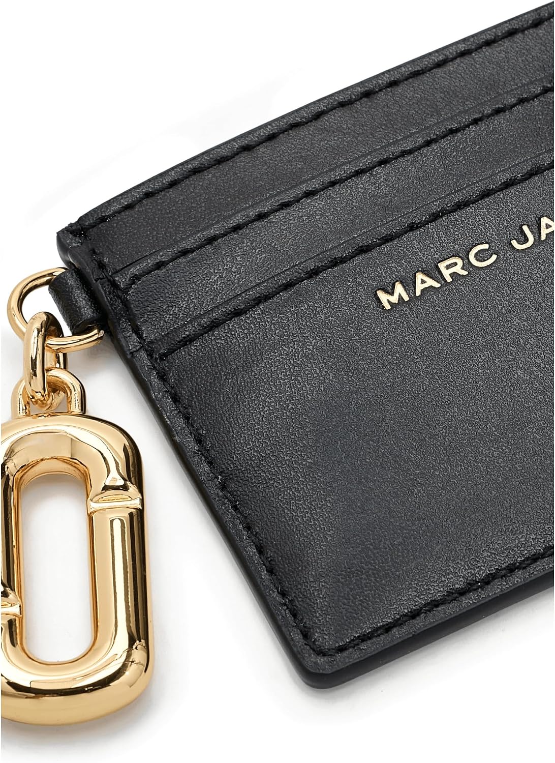 Marc Jacobs Funda para tarjetas Pop J Marc para mujer, color negro,...