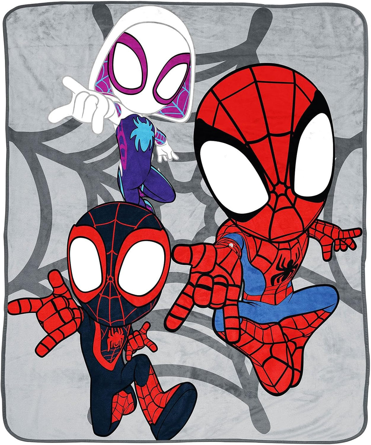 Manta de felpa súper suave para niños de Spidey y sus sorprendentes...