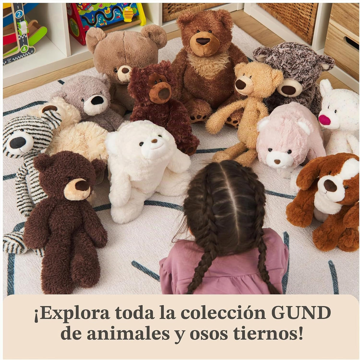 GUND Philbin - Oso de peluche clásico, animal de peluche prémium pa...