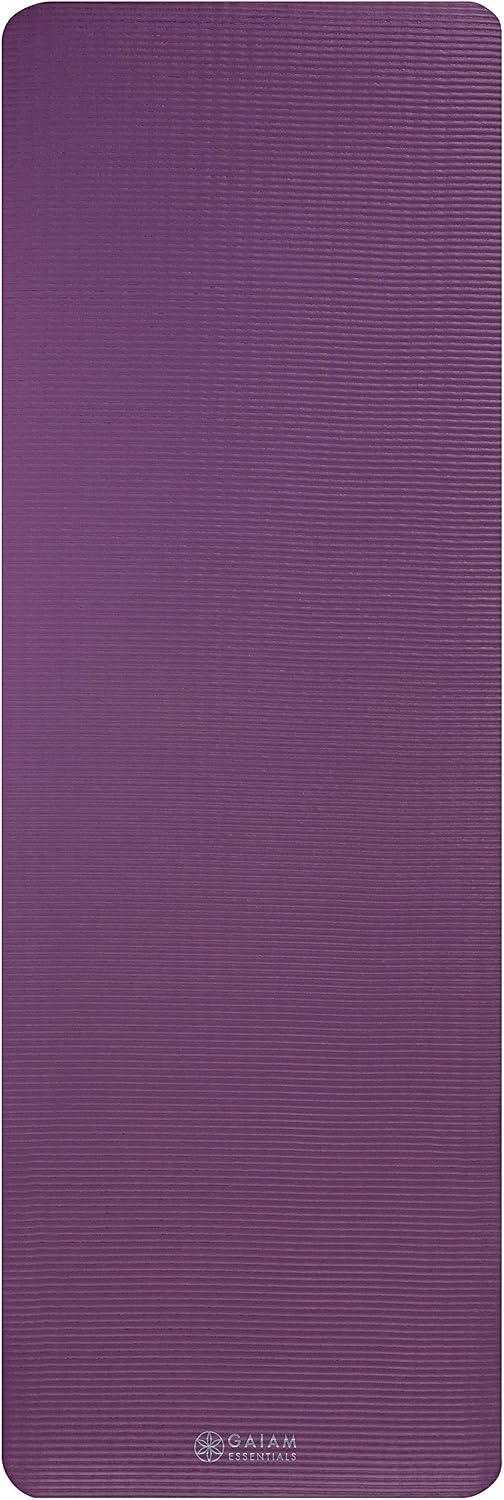 Gaiam Tapete de yoga grueso, esterilla de ejercicio y fitness con c...