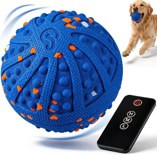Juguetes interactivos para perros, juguete automático de bola rodan...