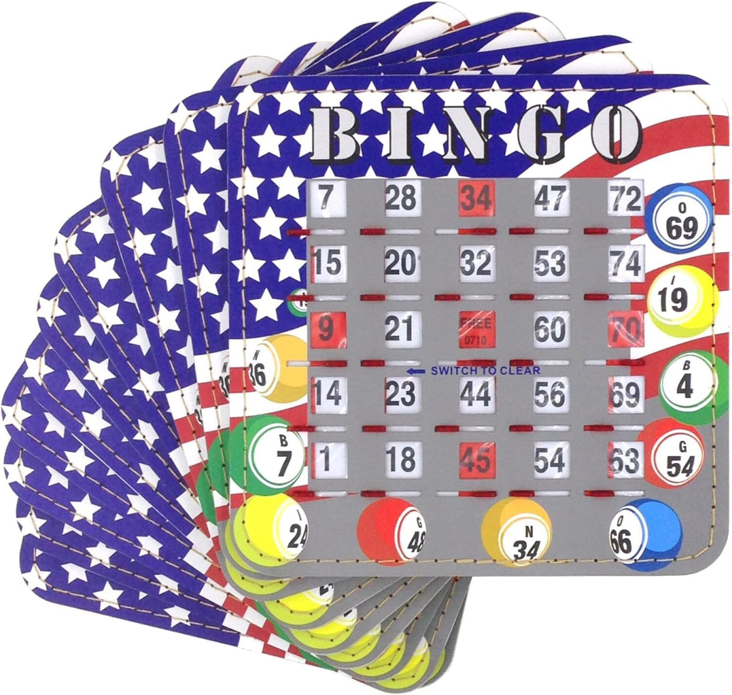 Tarjetas de obturación para Bingo Tapp Collections™, 10 unidades