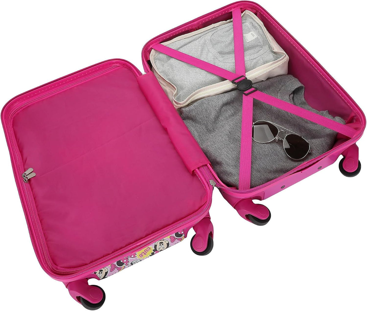 Bioworld Minnie Mouse Classic Maleta de equipaje para niños de 4 ru...