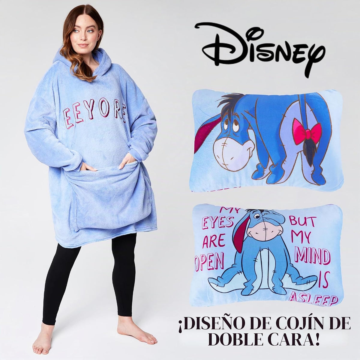 Disney Stitch Blanket - Sudadera con capucha para adultos, 2 en 1,...