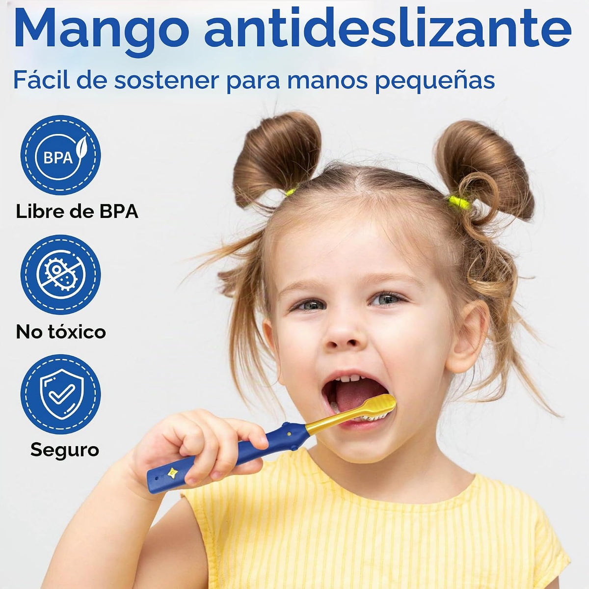 EASICUTI Cepillos de dientes extra suaves para niños pequeños 8 paq...