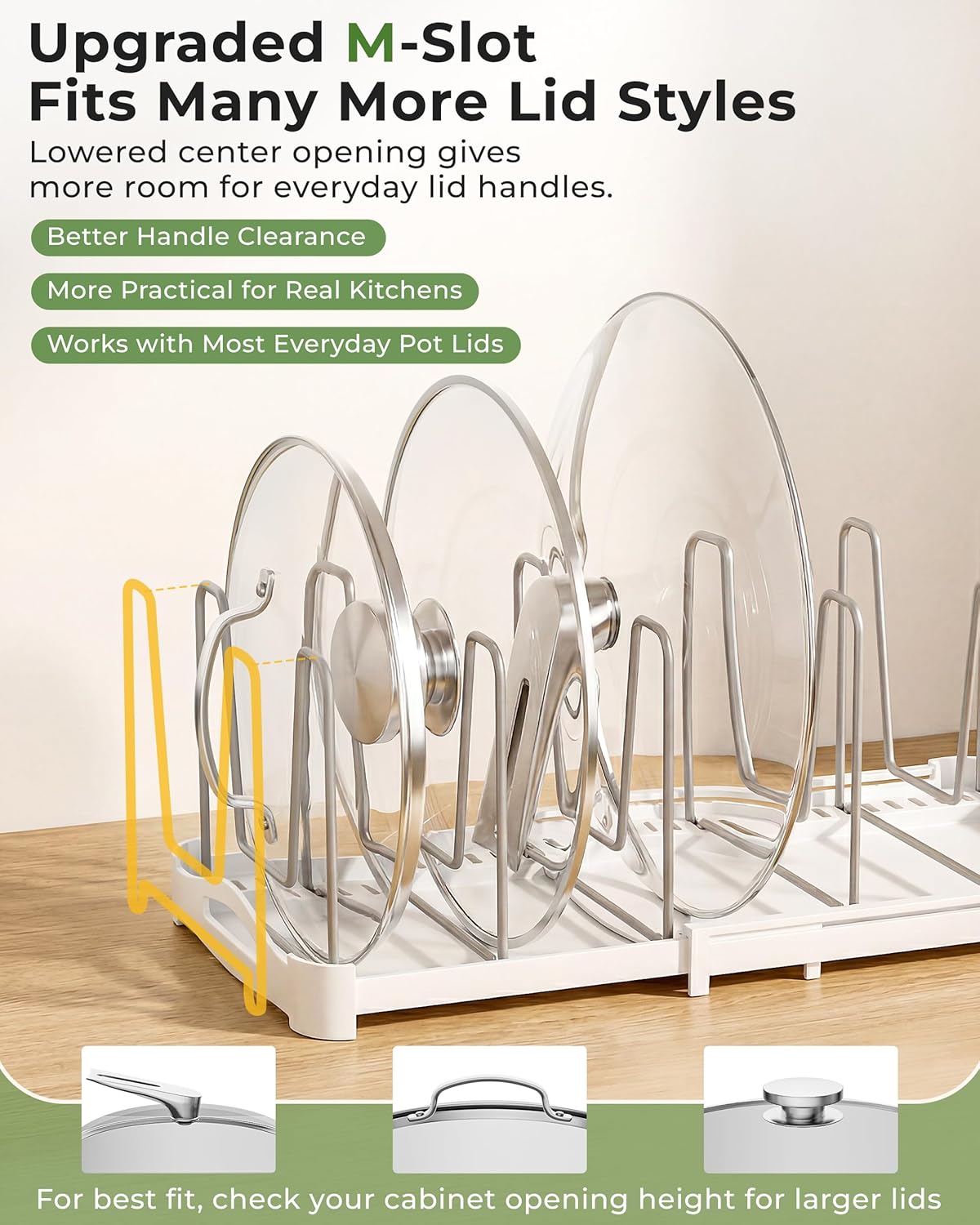 EVERIE Organizador Ajustable de Utensilios de Repostería Soporte pa...