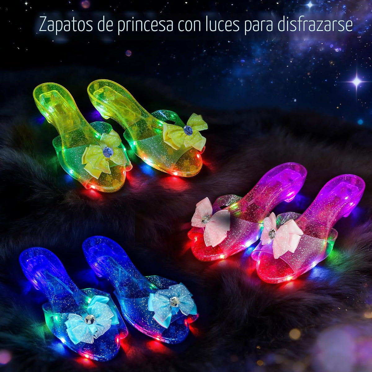 Conjunto de vestir de princesa Meland para niñas de 3 a 6 años con...