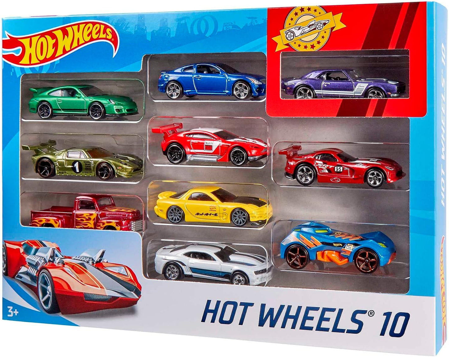Hot Wheels Paquete de 10 (los estilos pueden variar) | Paquete múlt...