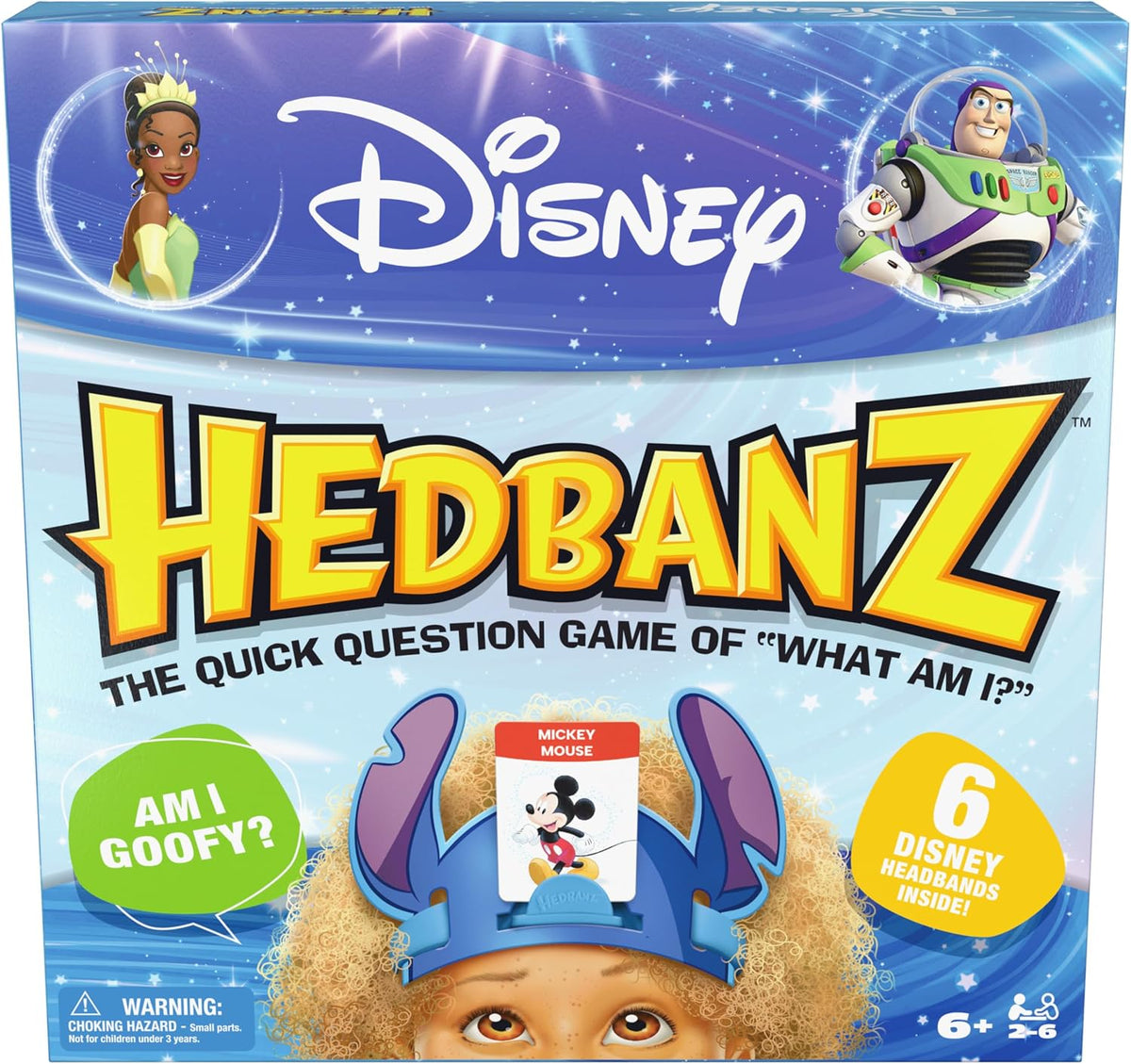 Spin Master Games Disney Hedbanz Juego de adivinanzas con imágenes...