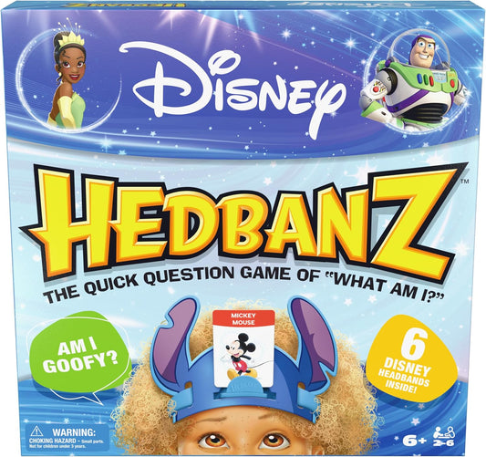 Spin Master Games Disney Hedbanz Juego de adivinanzas con imágenes...