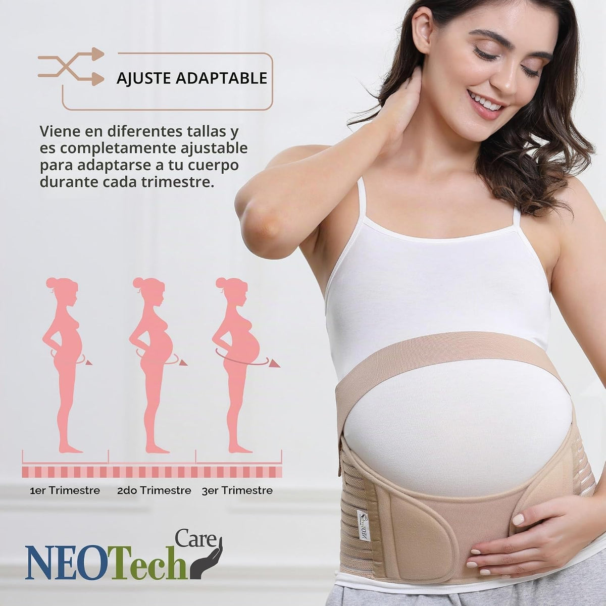 Cinturón de maternidad, marca NEOtech Care (TM), soporte para embar...