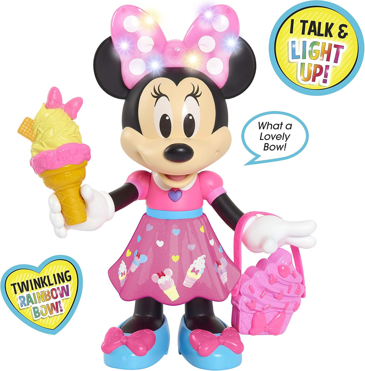 Disney Junior Sweets &amp; Treats - Muñeca de Minnie Mouse de 10 pu...