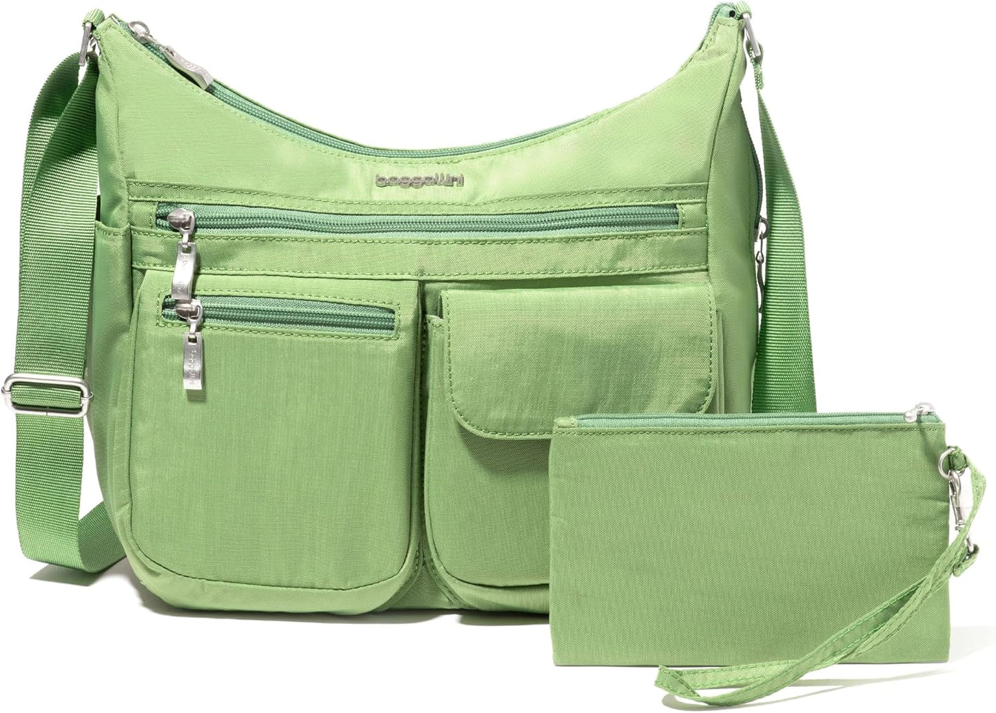 Baggallini Everywhere Bagg - Bolso cruzado para mujer, 11 x 9, lige...