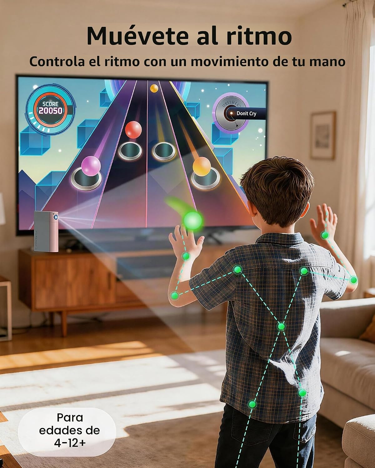 Consola de juegos AR Motion para niños: sistema de videojuegos de T...
