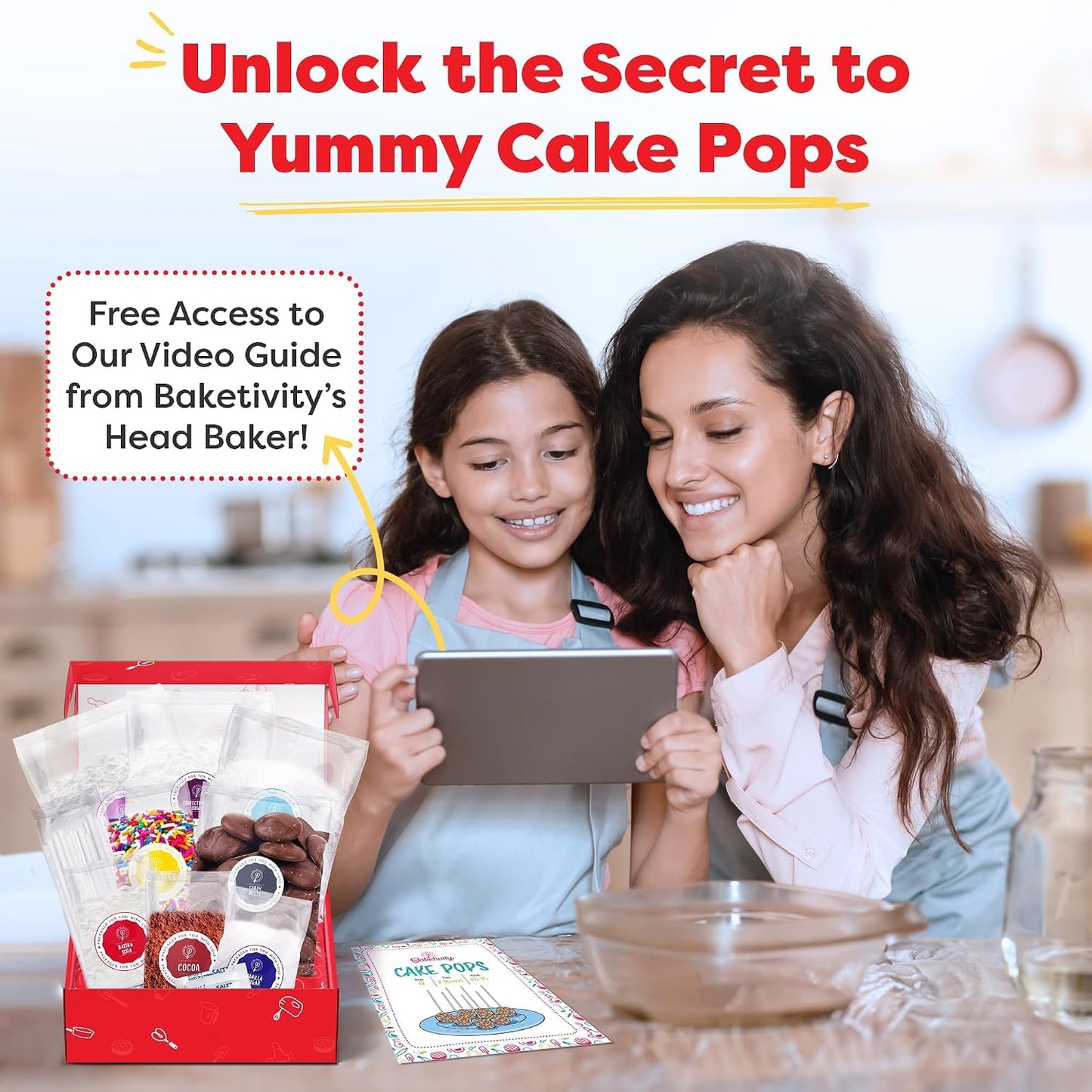 Baketivity Kids - Kit de actividad DIY para hornear - Haz delicioso...