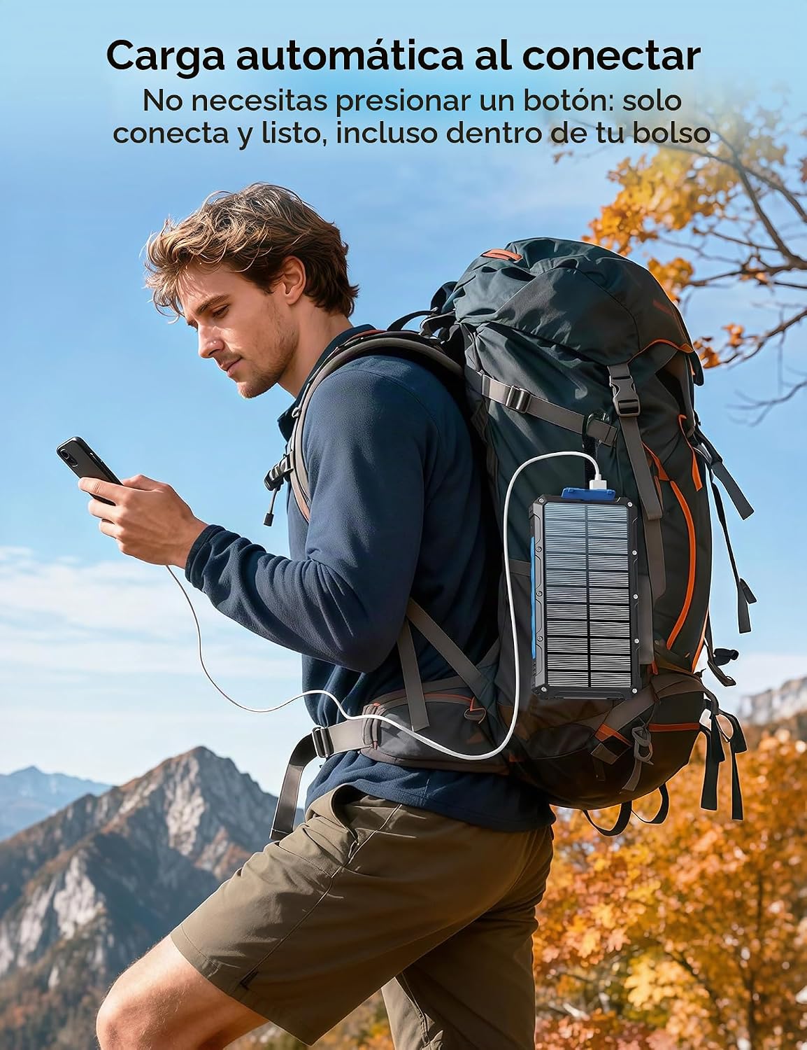 Cargador solar-banco de energía \u2013 Cargador de batería solar de...