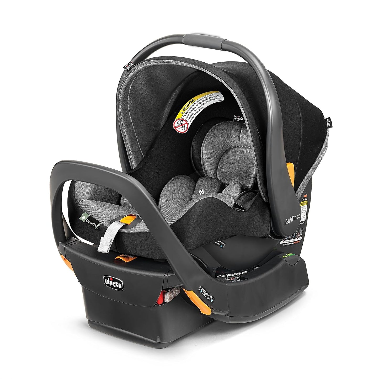 Chicco KeyFit Max ClearTex - Asiento infantil para automóvil y port...