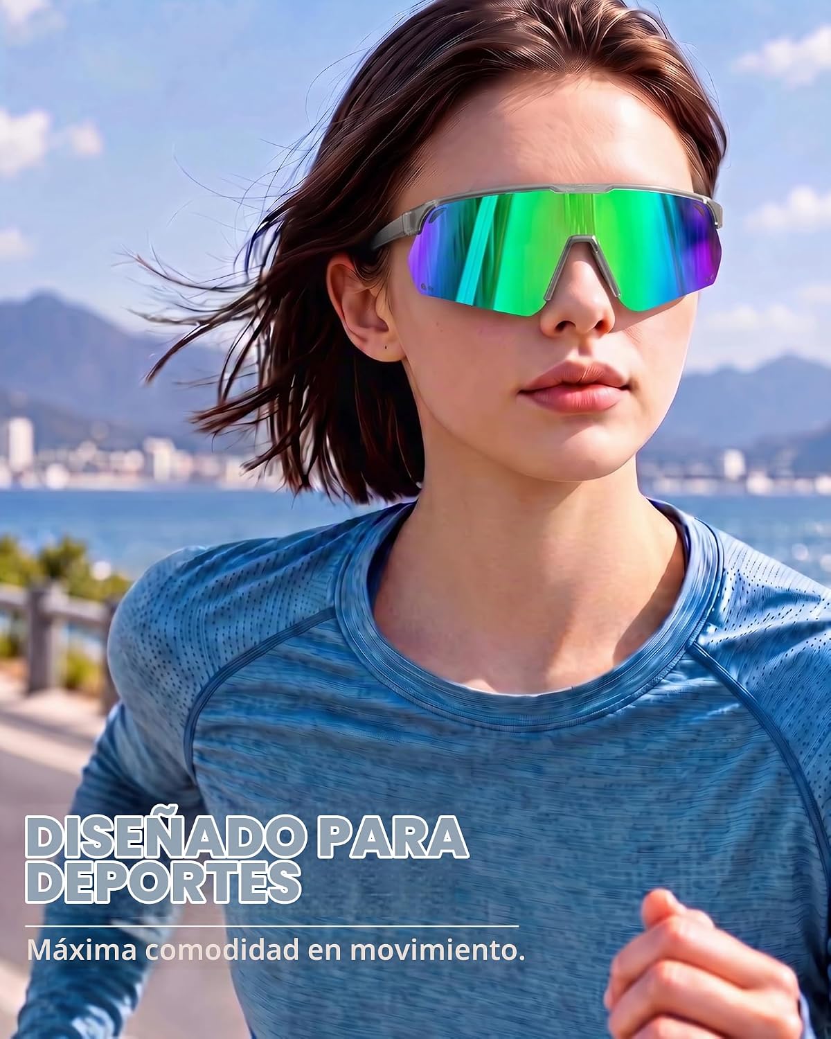 AGEYOU Gafas de sol deportivas polarizadas para hombres y mujeres |...