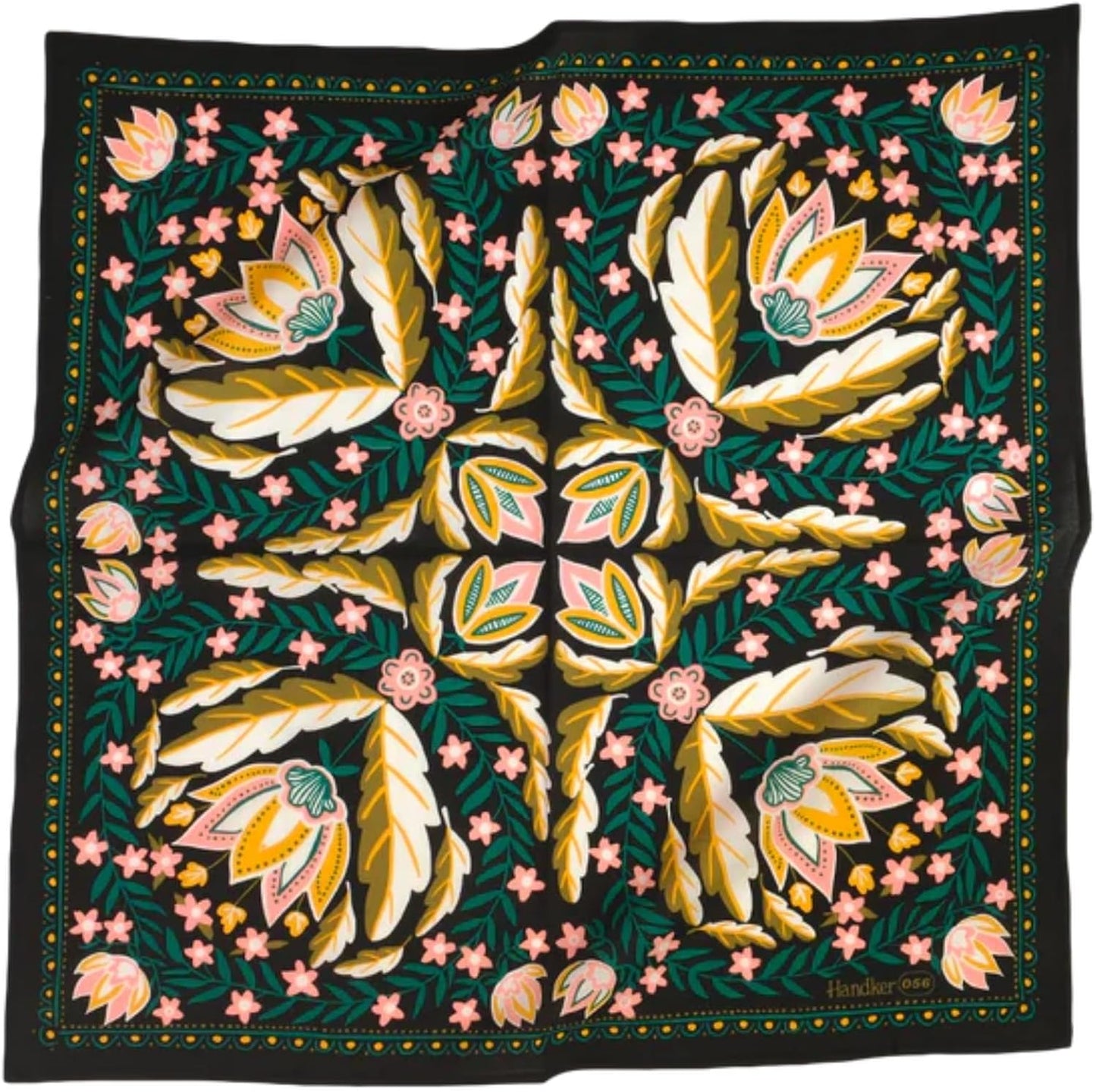 Handker Bandana de algodón prémium de 22 x 22 pulgadas para mujeres...